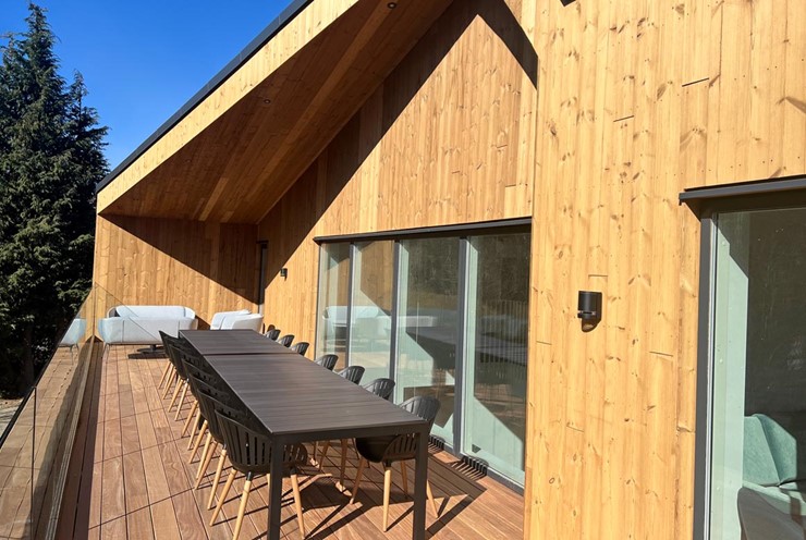 Strandvejshuset - The terrace on the 1st floor