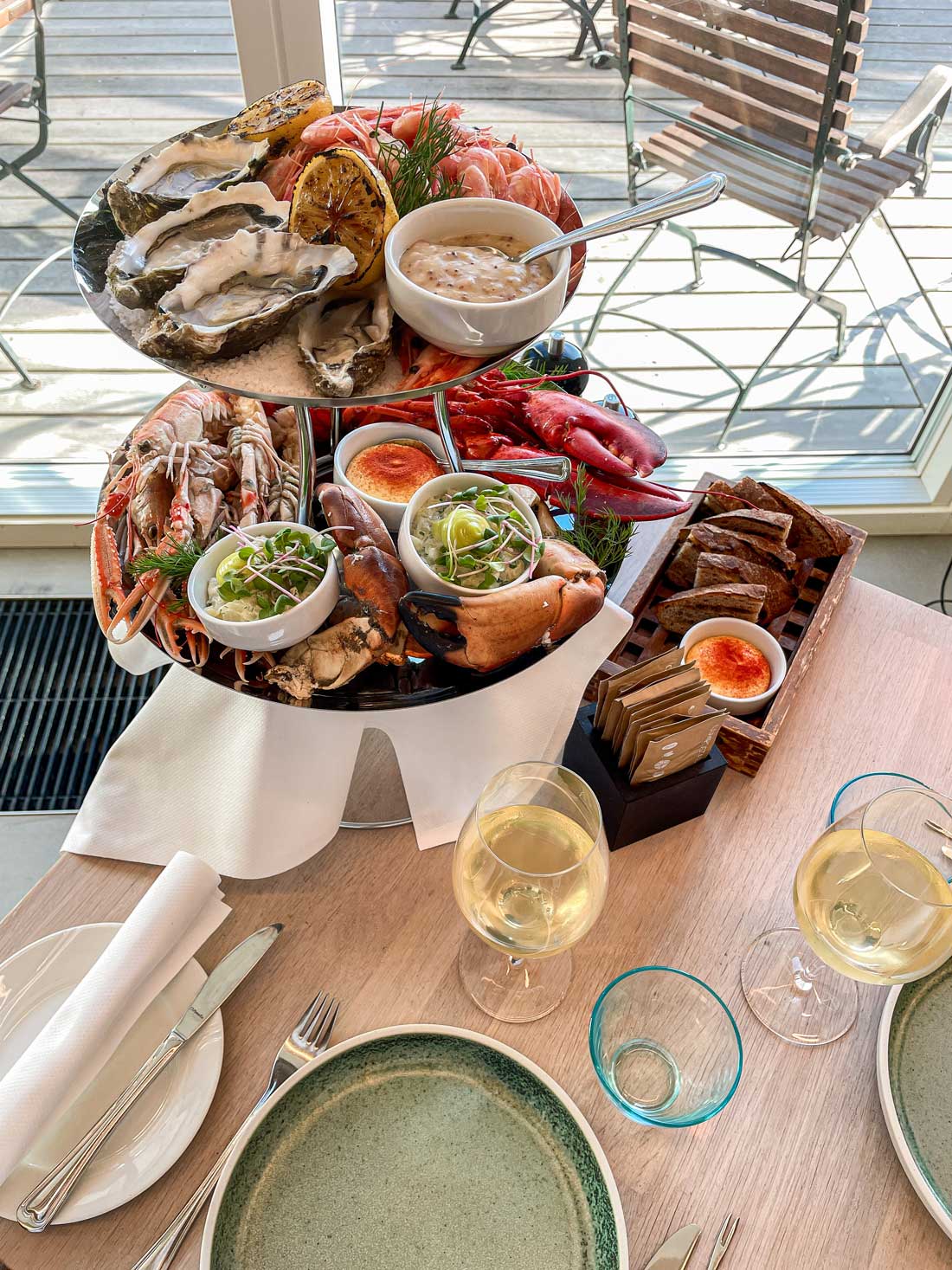 Glæd dig til vores lækre Plateau de fruits de mer