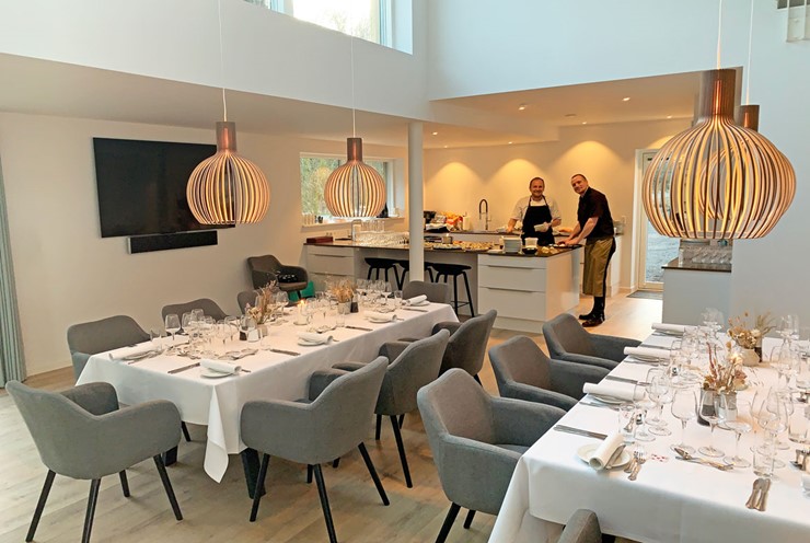Strandvejshuset - Private dinner served in the villa by our talented chefs